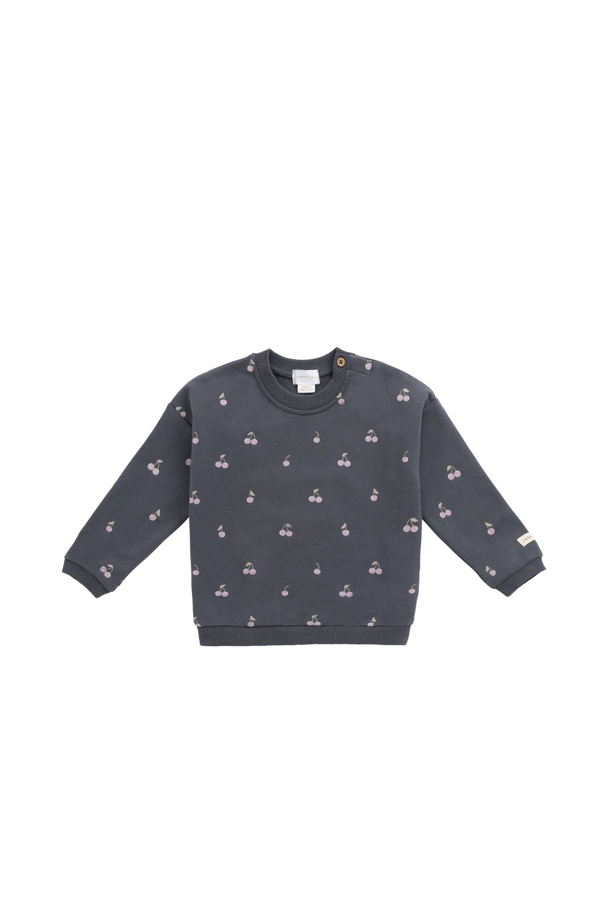 Organic Cotton Bobbie Sweatshirt || Cherry Love Lava