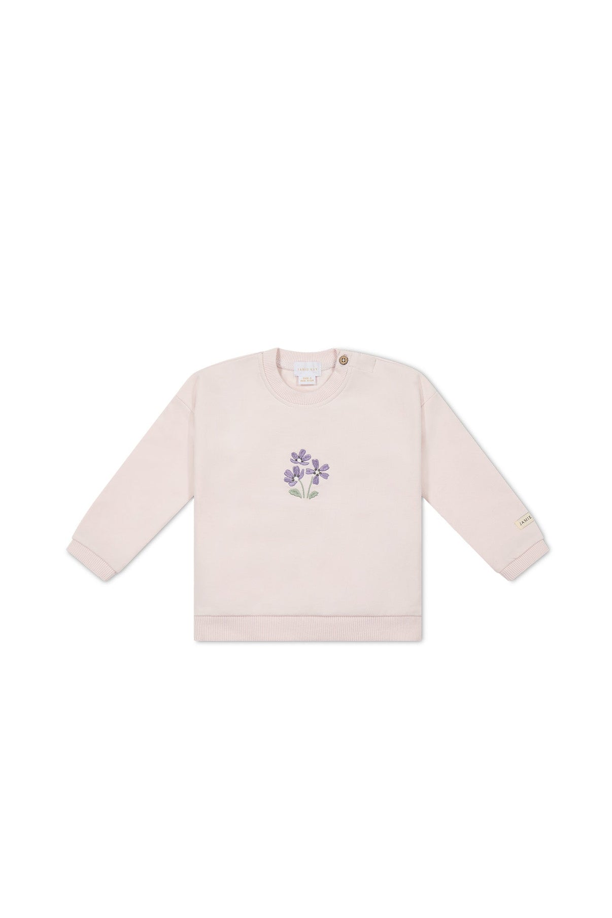 Organic Cotton Bobbie Sweatshirt || Rosewater