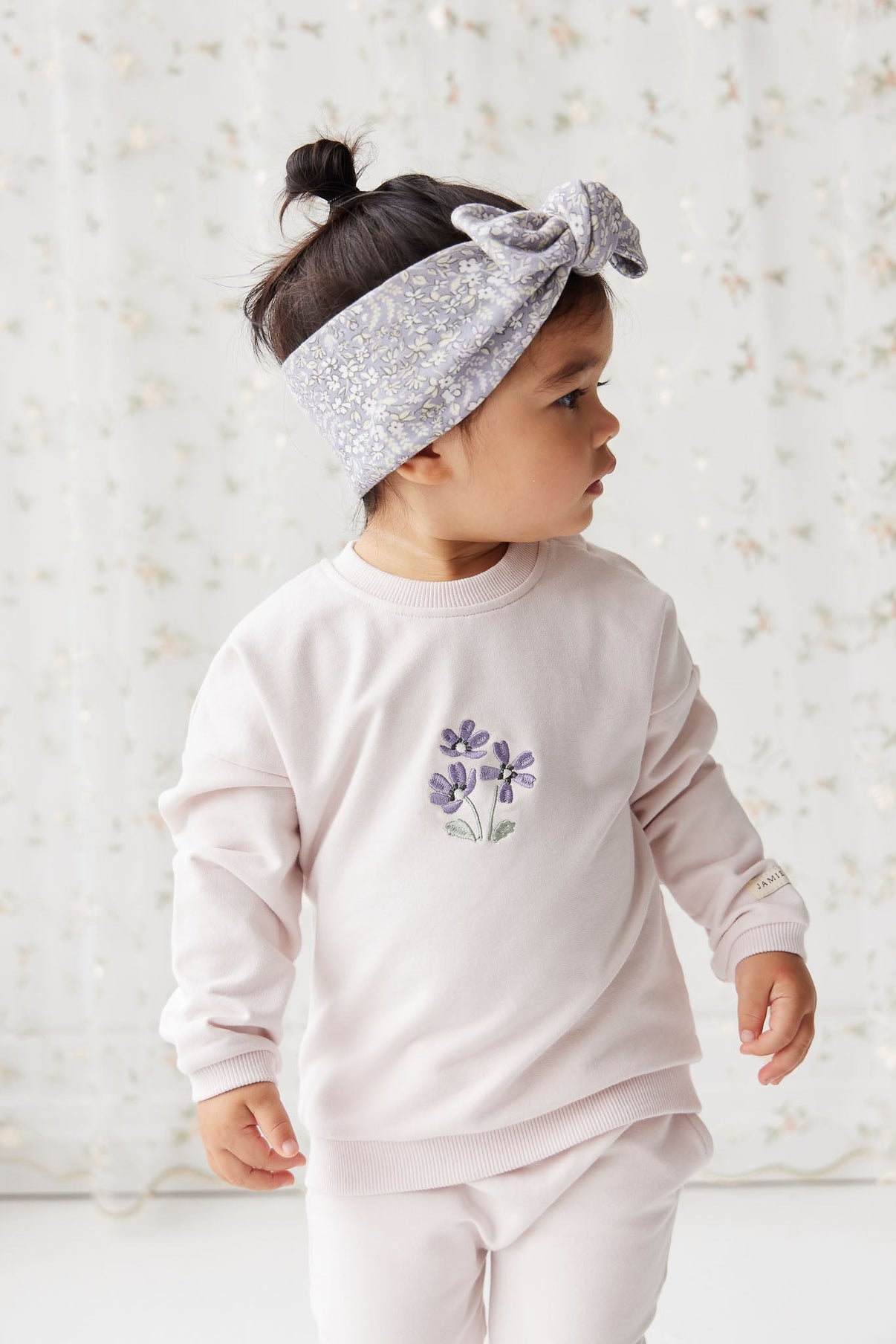 Organic Cotton Bobbie Sweatshirt || Rosewater