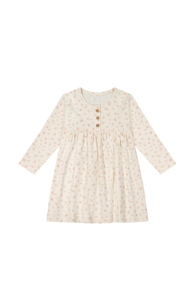 Organic Cotton Bridget Dress - Goldie Egret