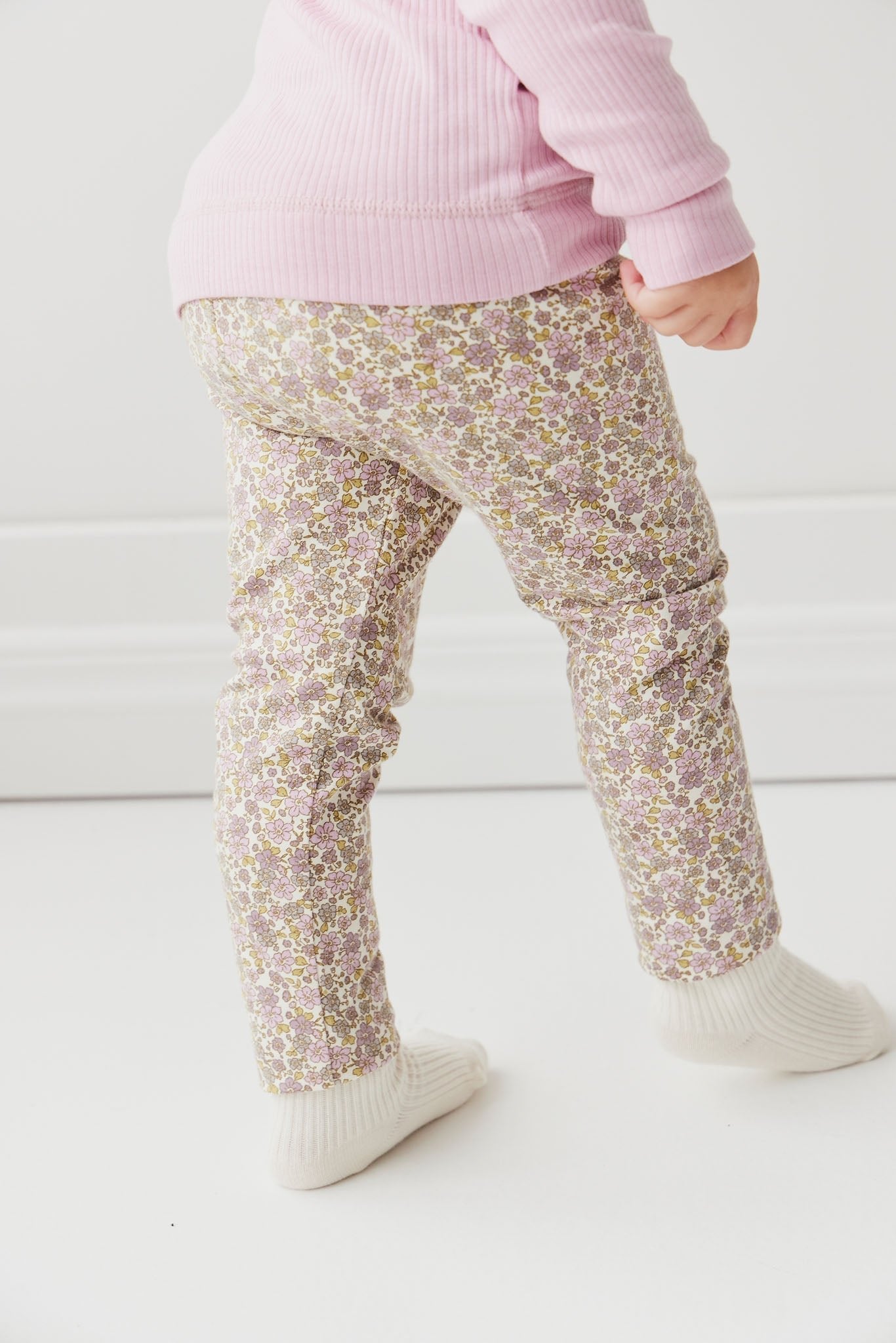 Organic Cotton Everyday Legging - Chloe Orchid