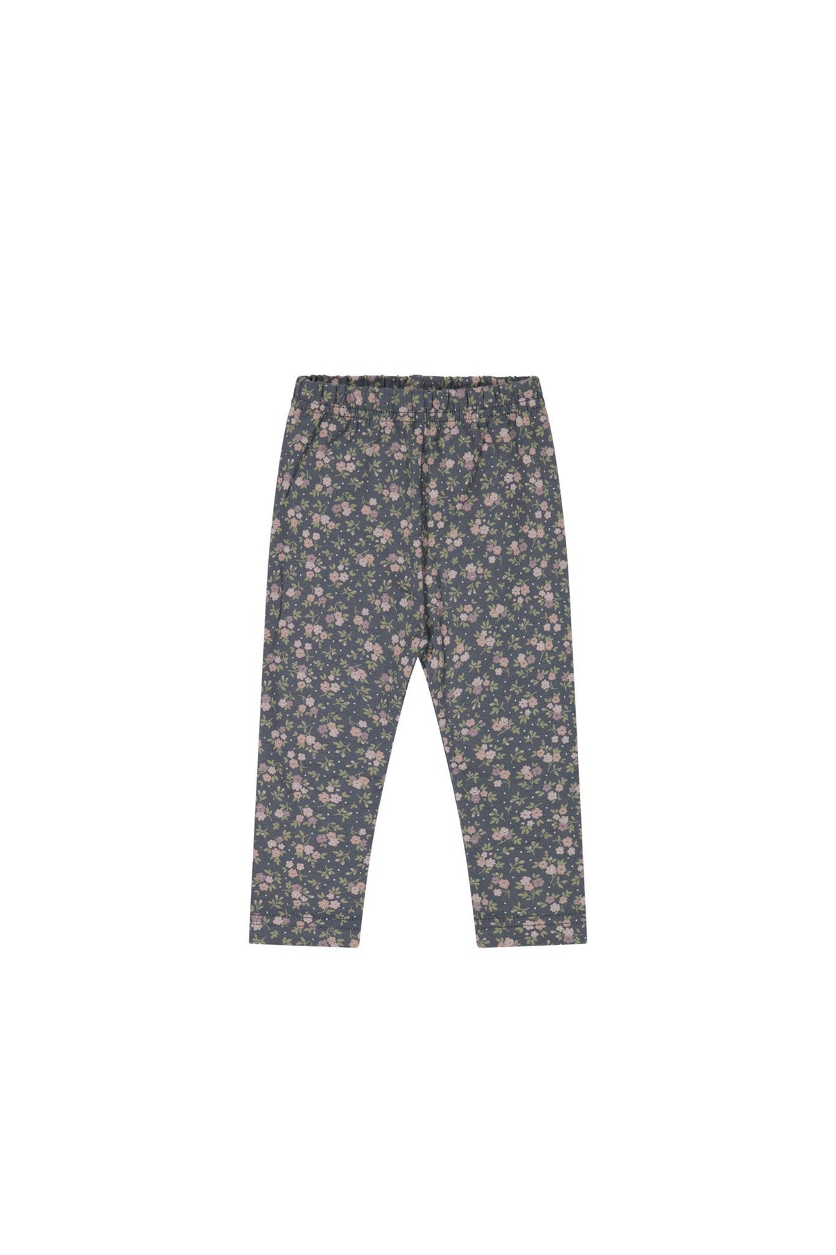 Organic Cotton Everyday Legging || Rosalie Floral Lava - LAST 9Y & 10Y