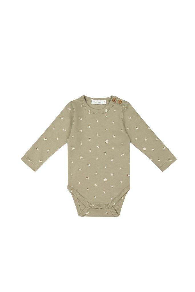 Organic Cotton Fernley Bodysuit - Apples Seneca Rock | LAST 0/3M & 2Y