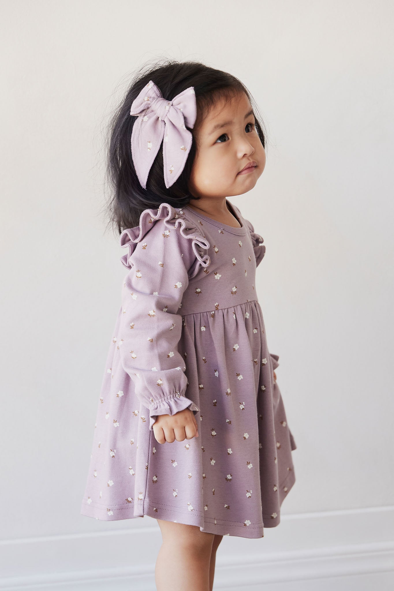 Organic Cotton Frankie Dress - Goldie Quail