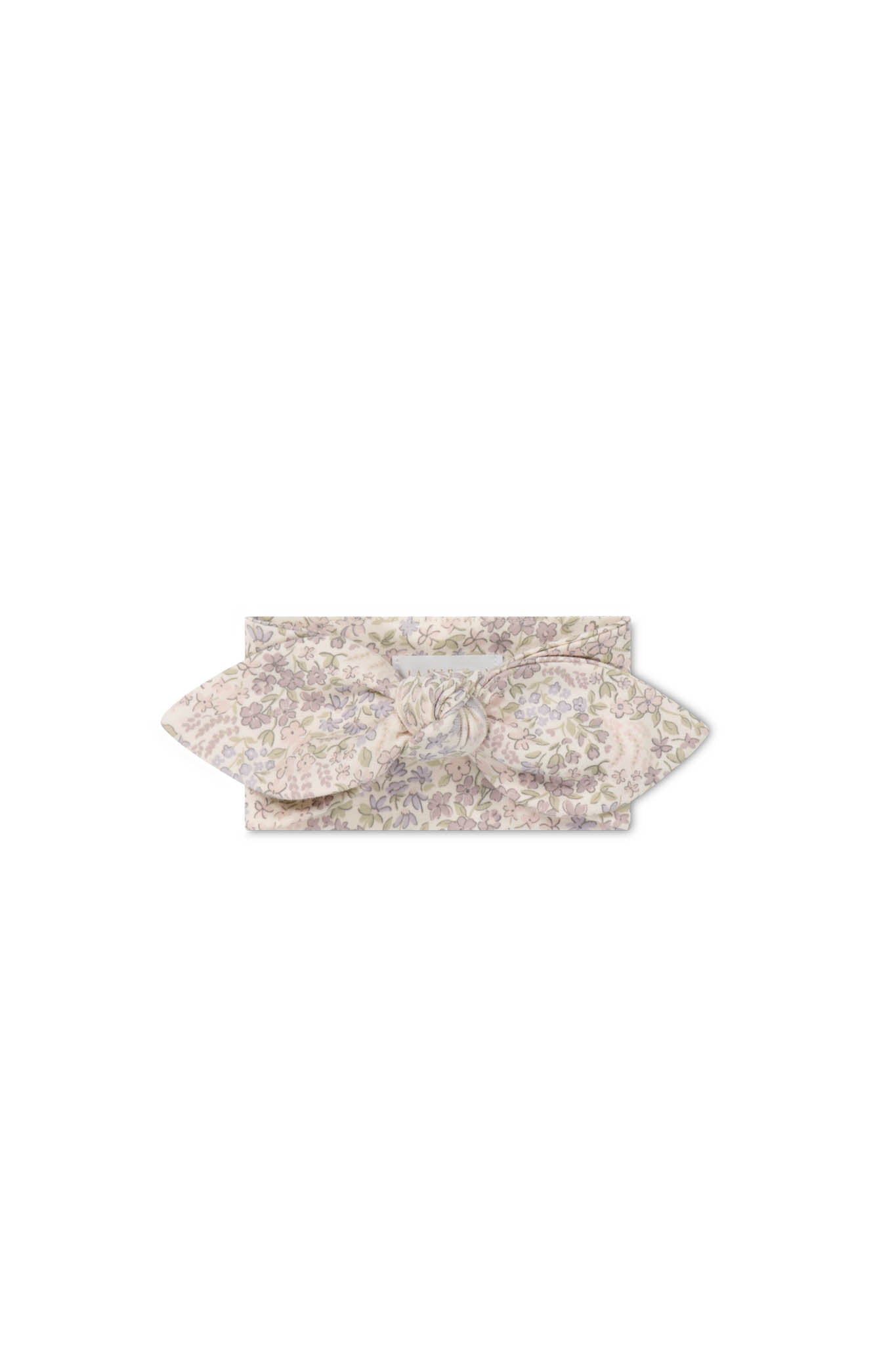 Organic Cotton Headband || April Floral Mauve