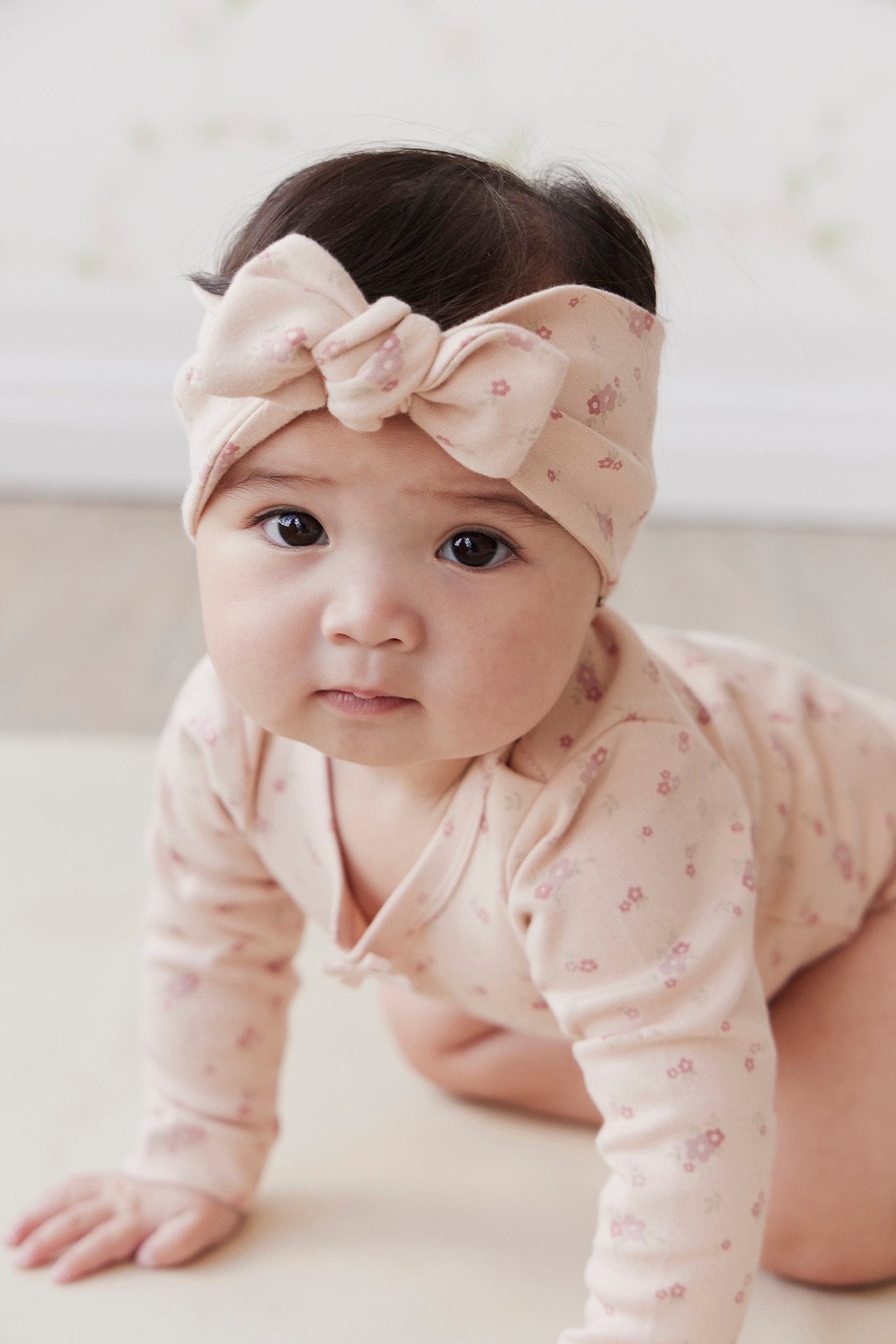 Organic Cotton Headband || Cindy Whisper Pink