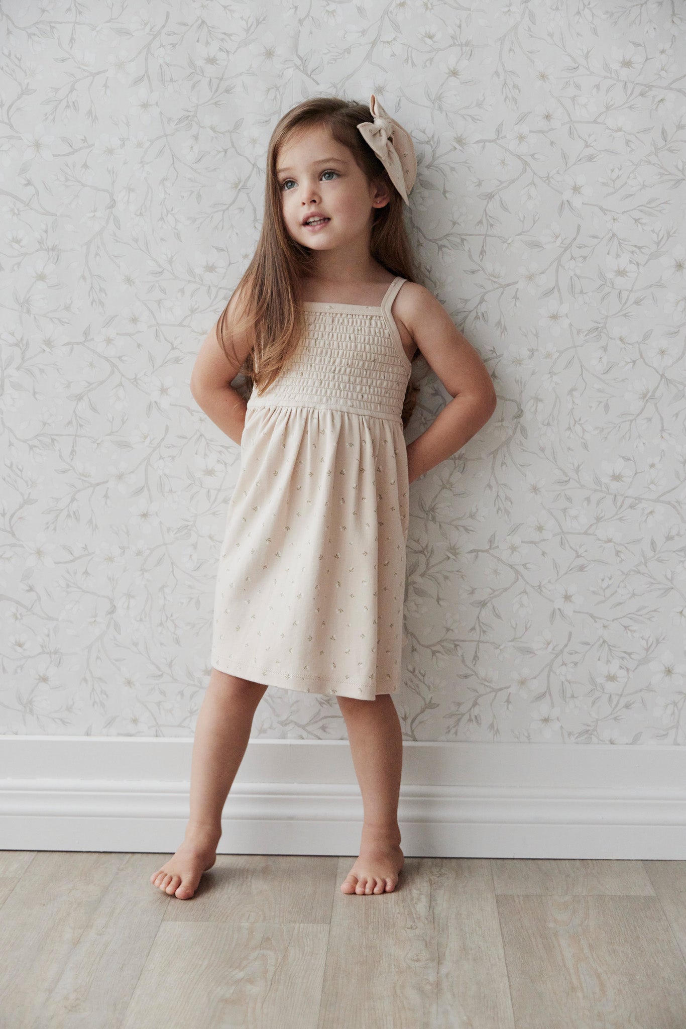 Organic Cotton Kaia Dress - Elenore Pink Tint