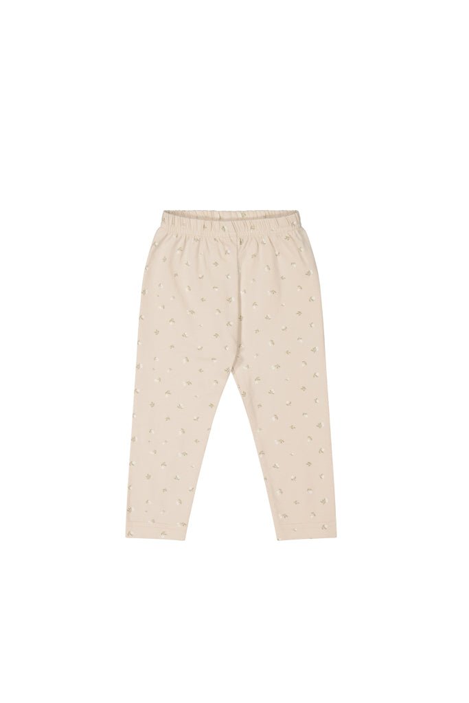 Organic Cotton Legging - Elenore Pink Tint