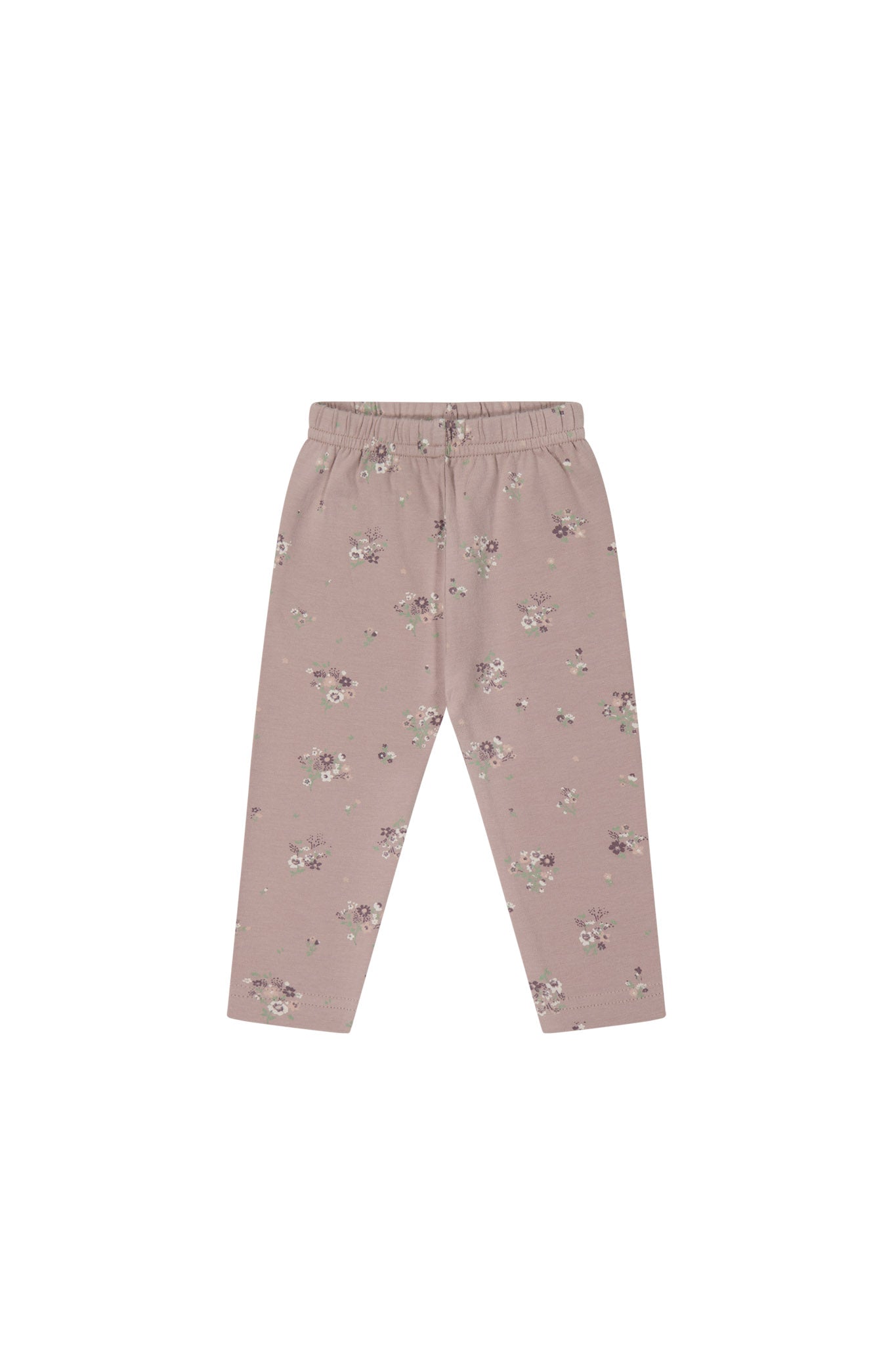 Organic Cotton Legging - Lauren Floral Fawn