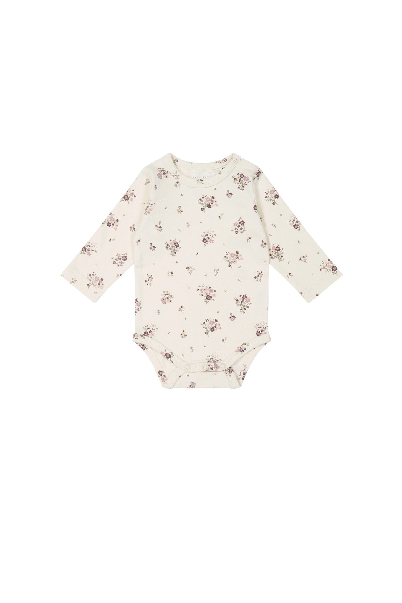 Organic Cotton Long Sleeve Bodysuit - Lauren Floral | LAST ONE 2Y