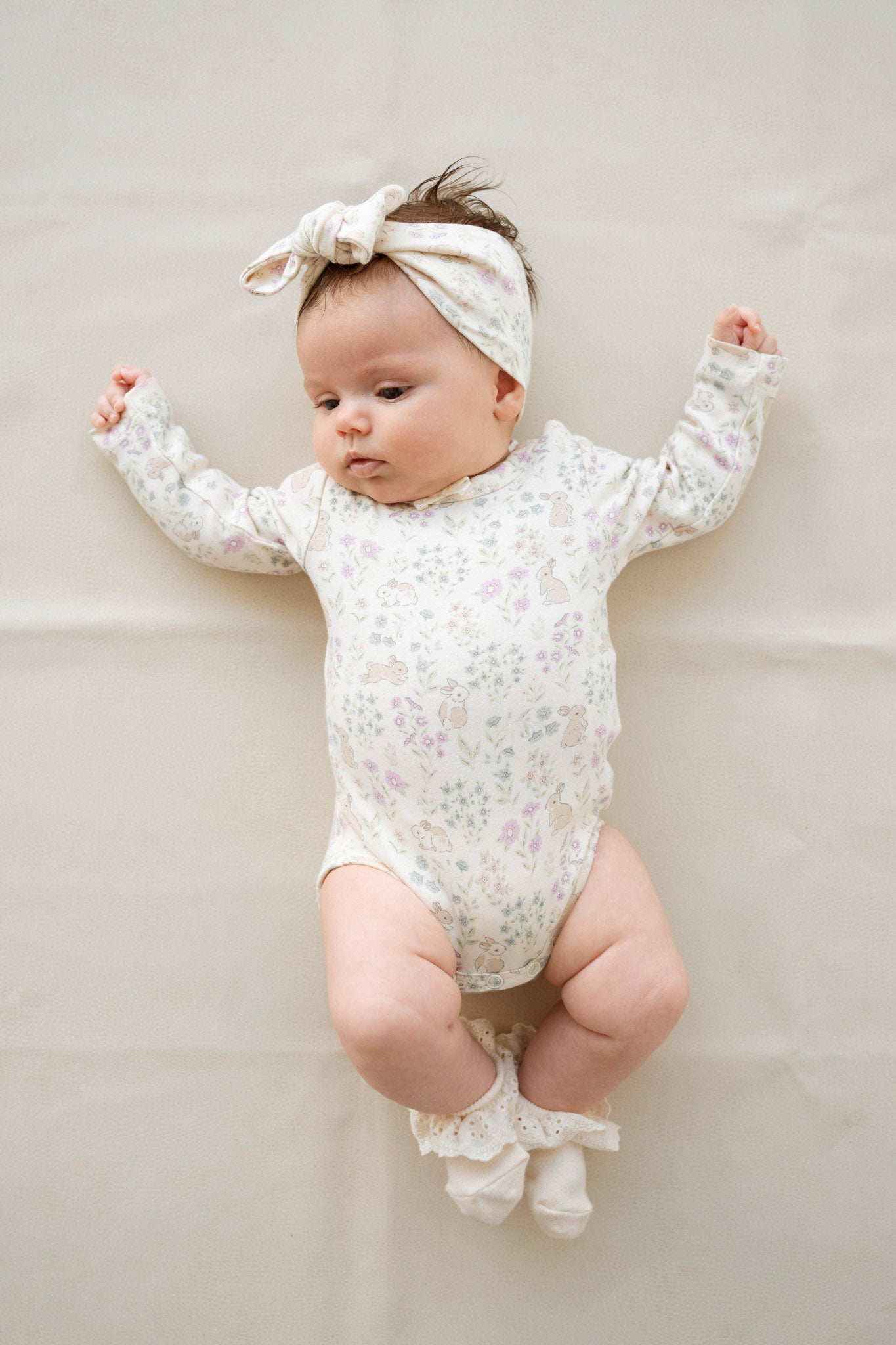 Organic Cotton Long Sleeve Bodysuit || Penny's Egg Hunt - LAST 6/12M & 2Y