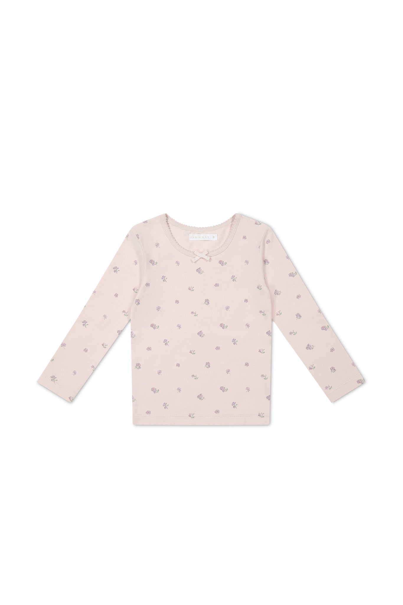 Organic Cotton Long Sleeve Top || Meredith Violet