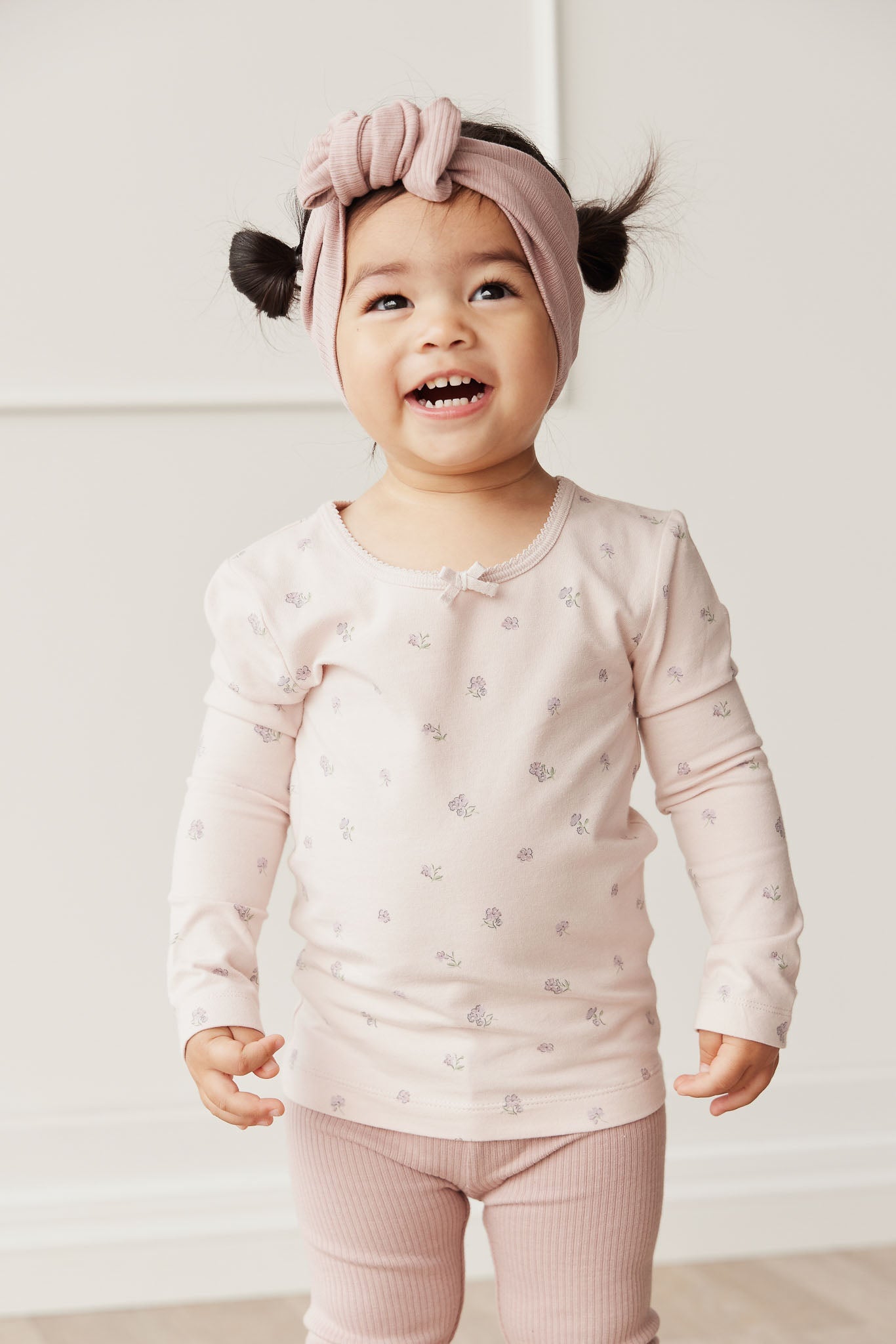 Organic Cotton Long Sleeve Top || Meredith Violet