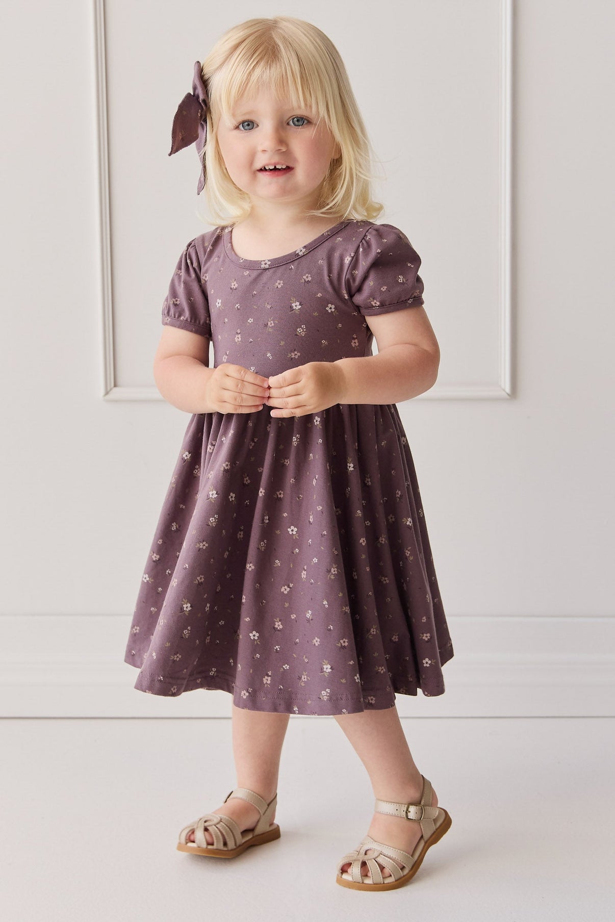 Organic Cotton Meadow Dress || Goldie Huckleberry Large
