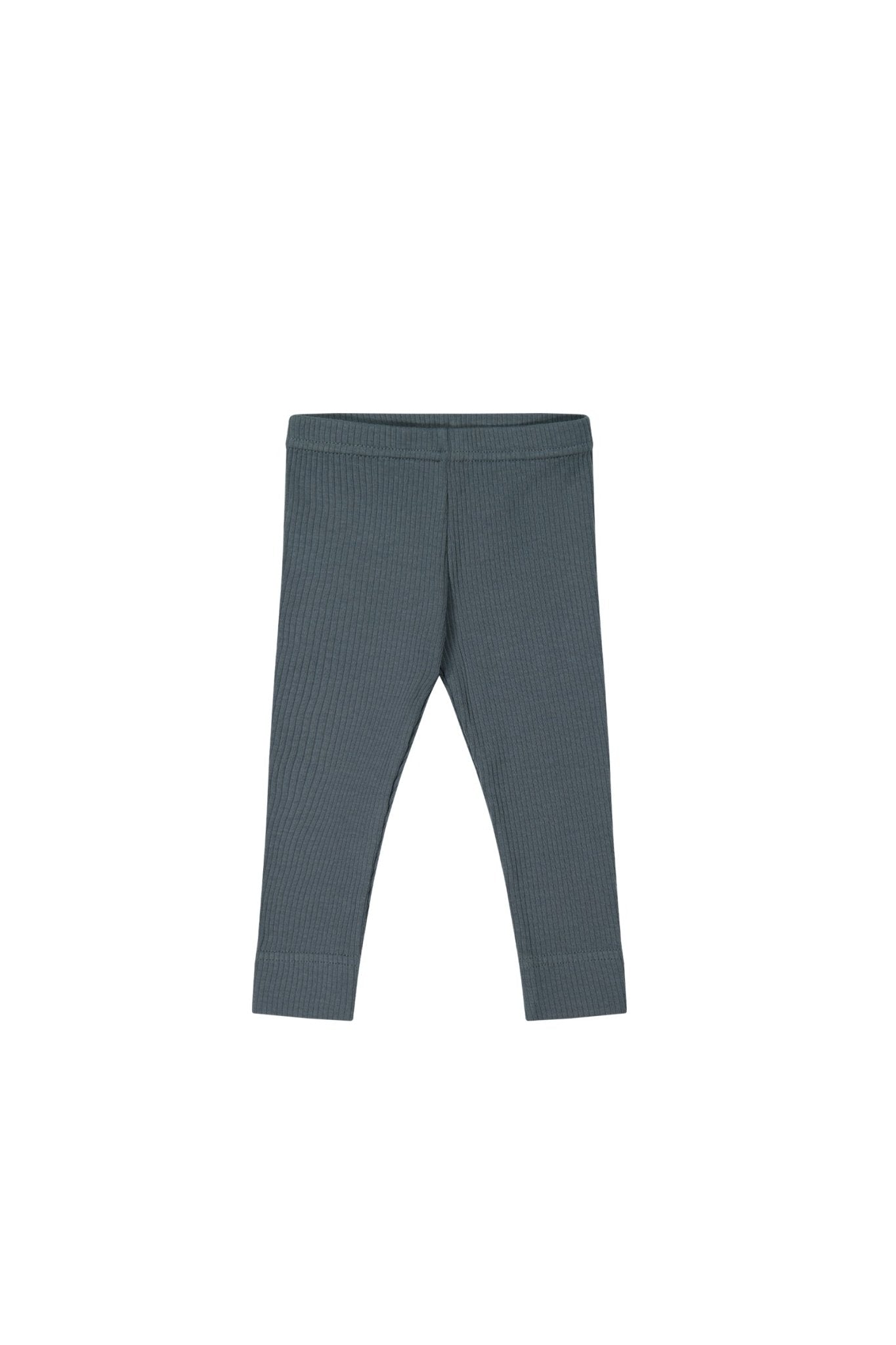 Organic Cotton Modal Elastane Legging - Smoke