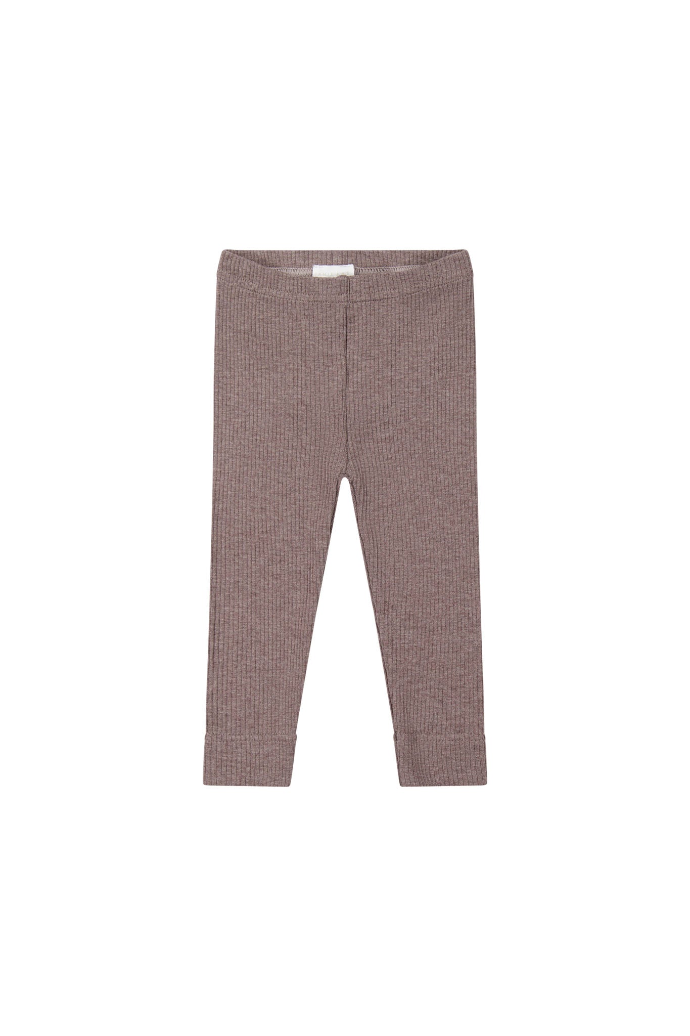 Organic Cotton Modal Elastane Legging - Truffle Marle