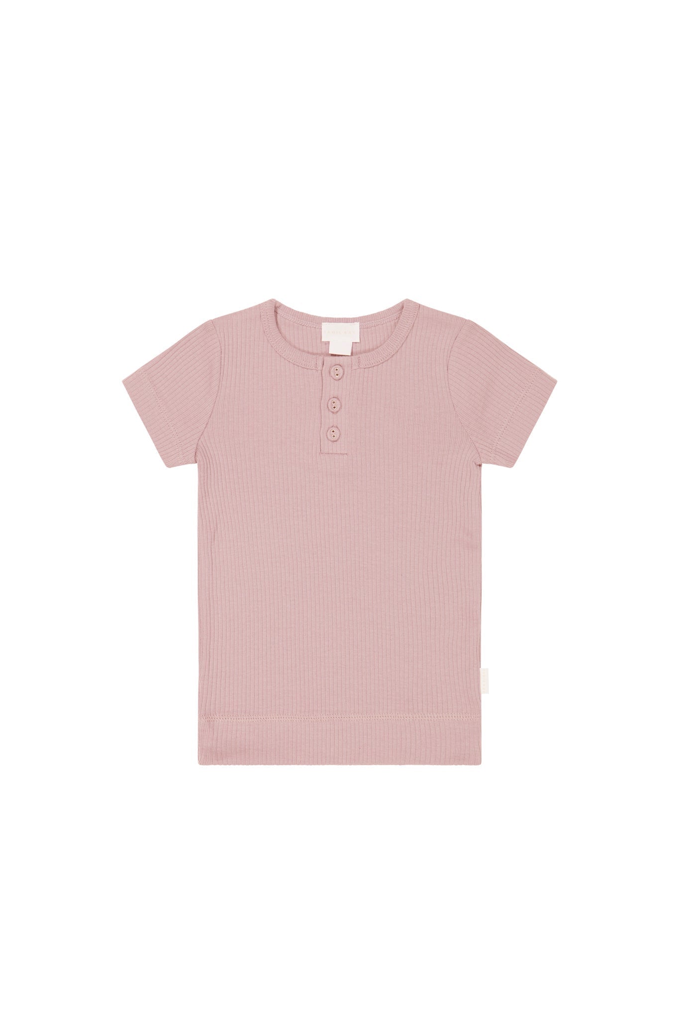 Organic Cotton Modal Henley Tee - Doll