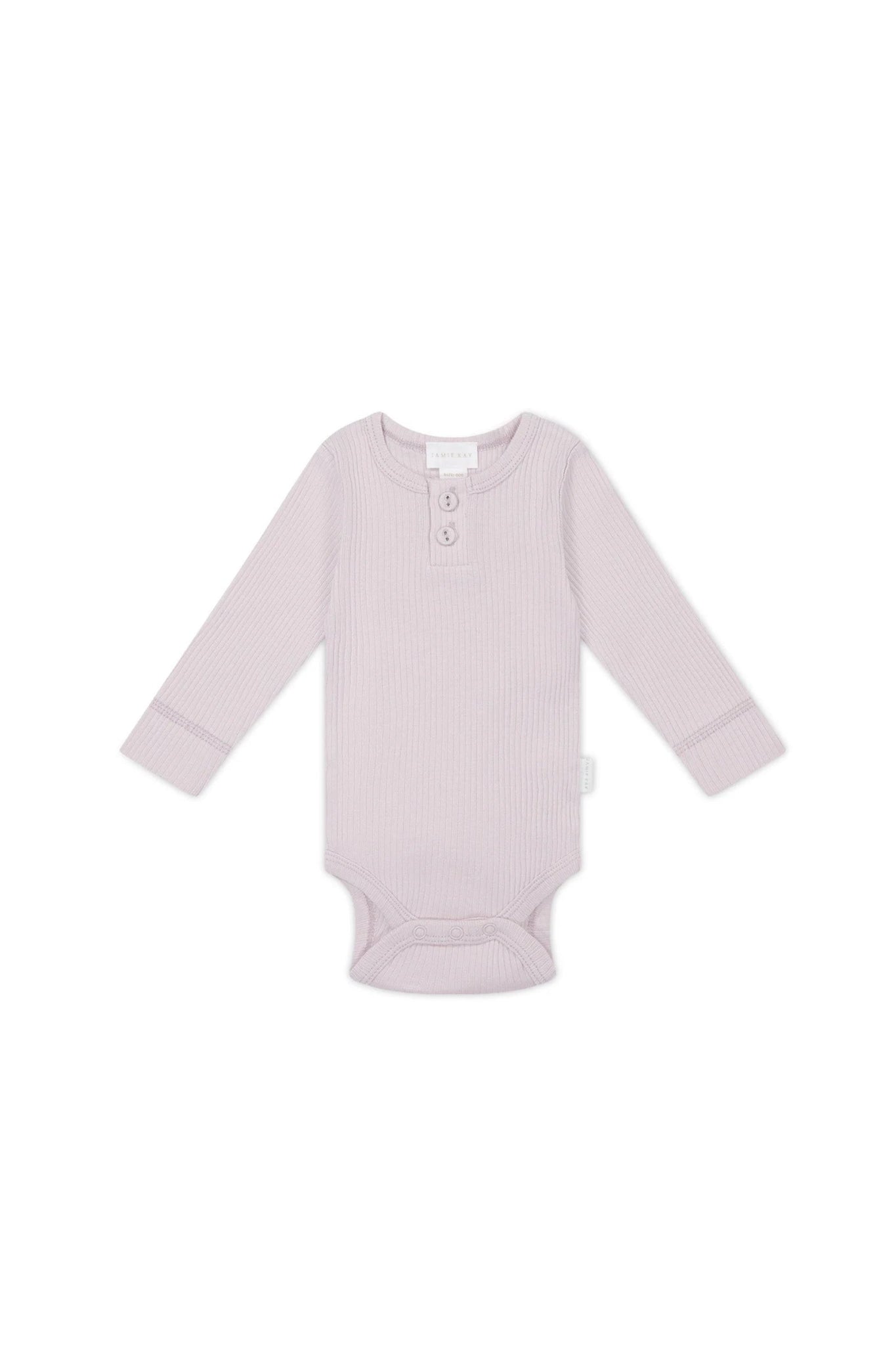 Organic Cotton Modal Long Sleeve Bodysuit || Luna