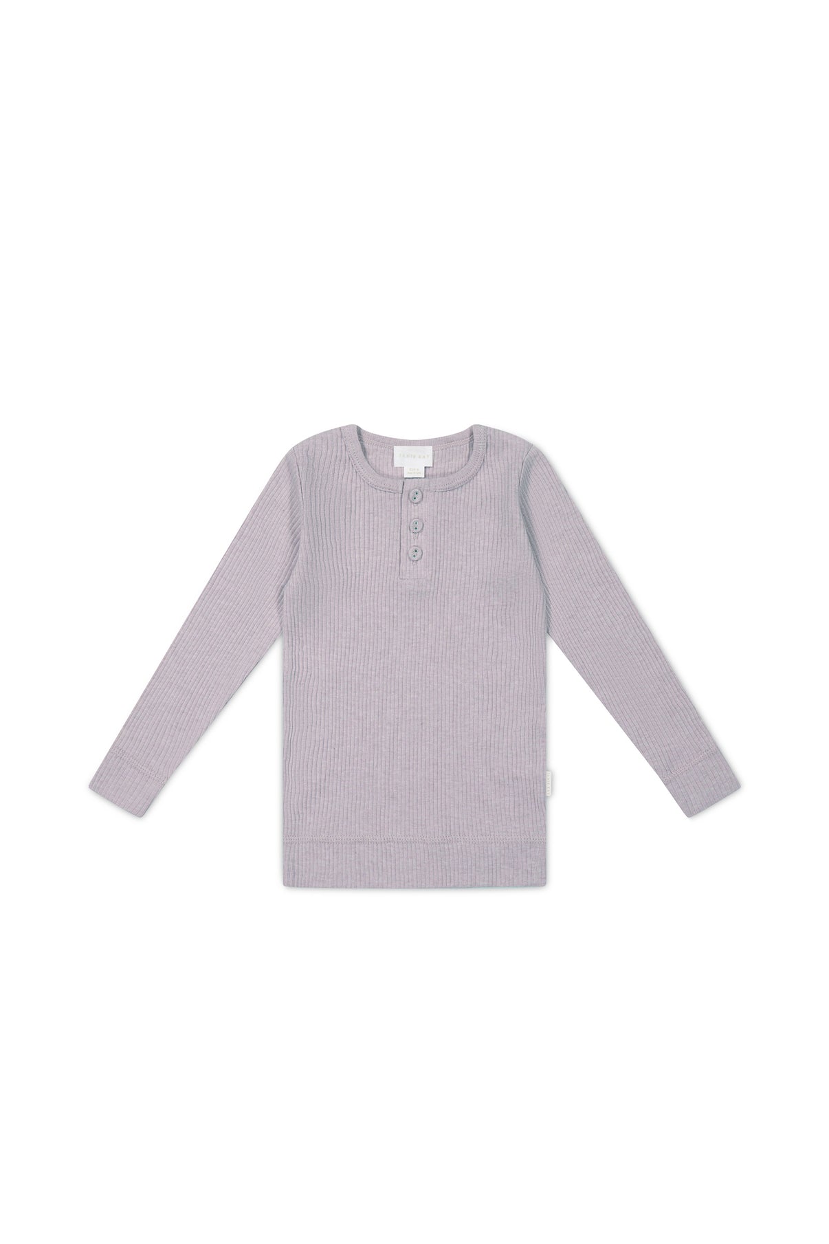 Organic Cotton Modal Long Sleeve Henley || Tulip Marle