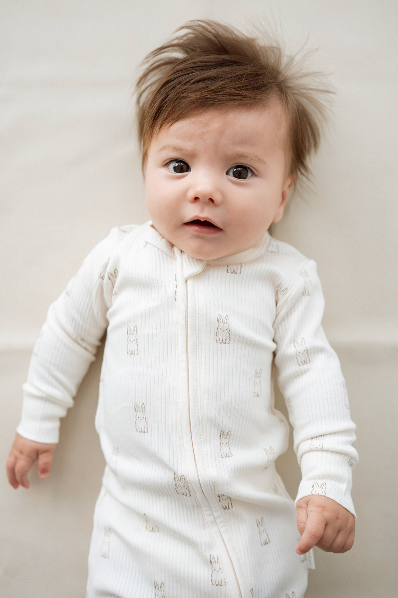 Organic Cotton Modal Reese Onepiece || Bunny Buddies (LAST ONE 6/12M)