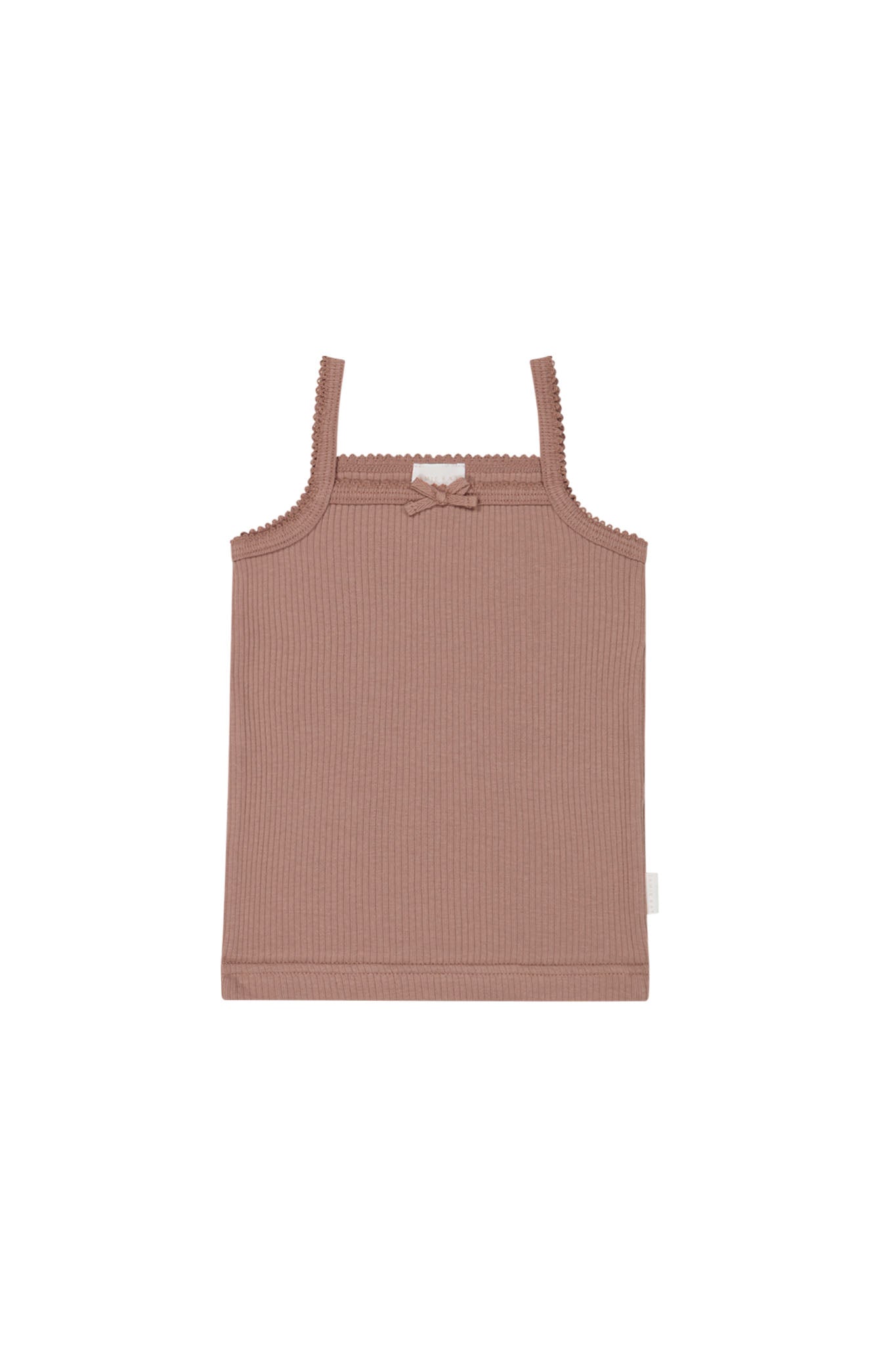 Organic Cotton Modal Singlet - Powder