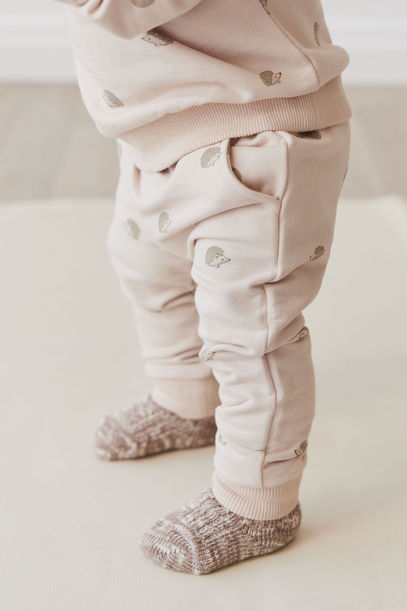 Organic Cotton Morgan Track Pant || Henry Hedgehog Birch