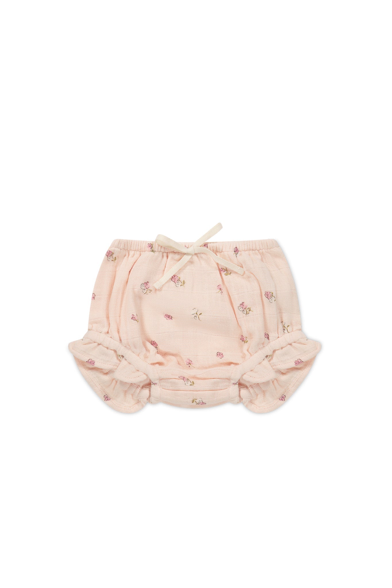 Organic Cotton Muslin Frill Bloomer || Meredith Morganite - LAST ONE 3/6M