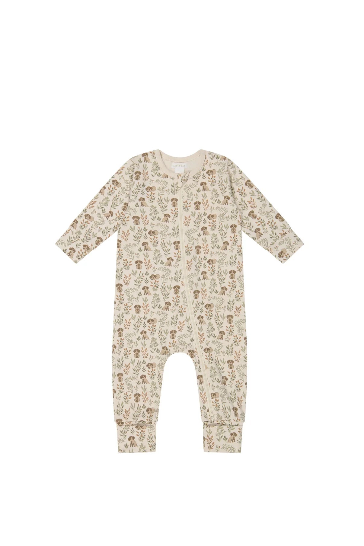 Organic Cotton Reese Zip Onepiece || Charlie's Backyard