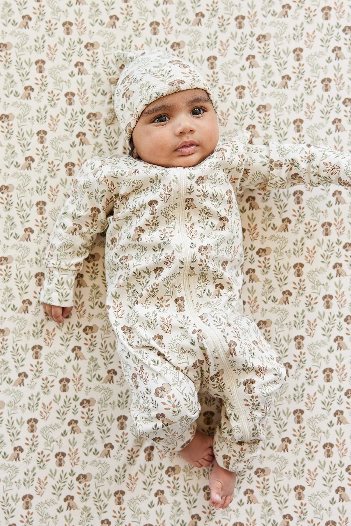 Organic Cotton Reese Zip Onepiece || Charlie's Backyard