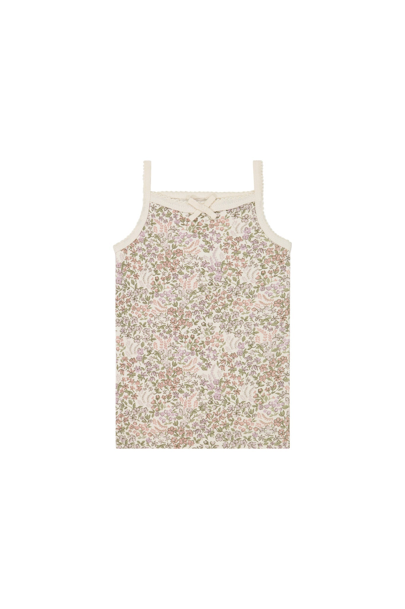 Organic Cotton Singlet - April Eggnog