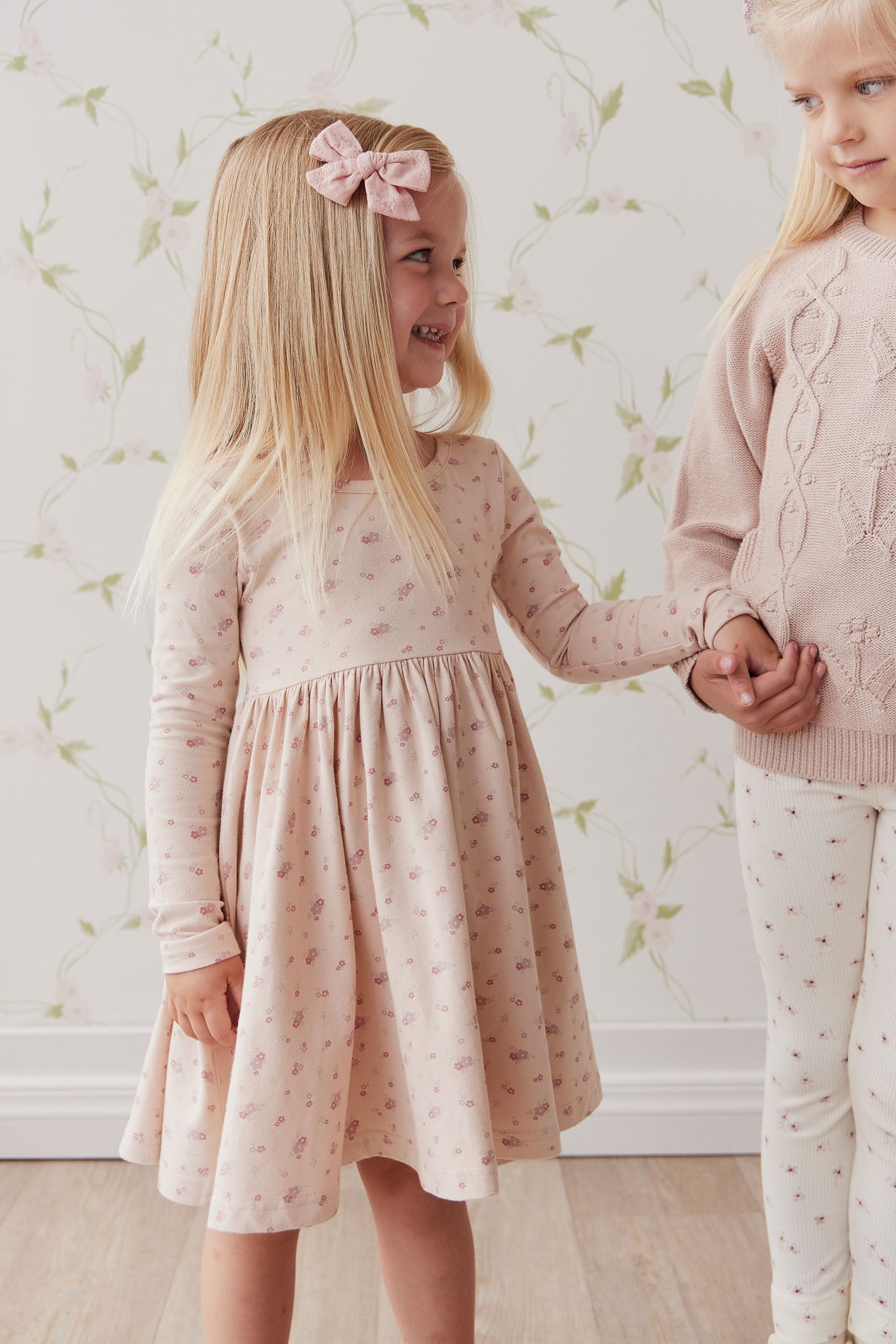 Organic Cotton Tallulah Dress - Cindy Whisper Pink