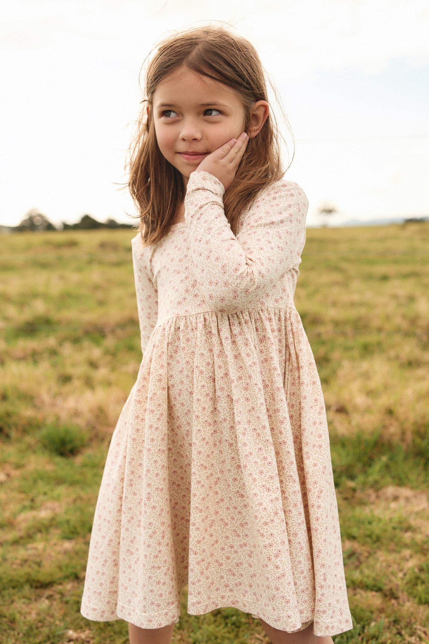 Organic Cotton Tallulah Dress || Emmy Egret