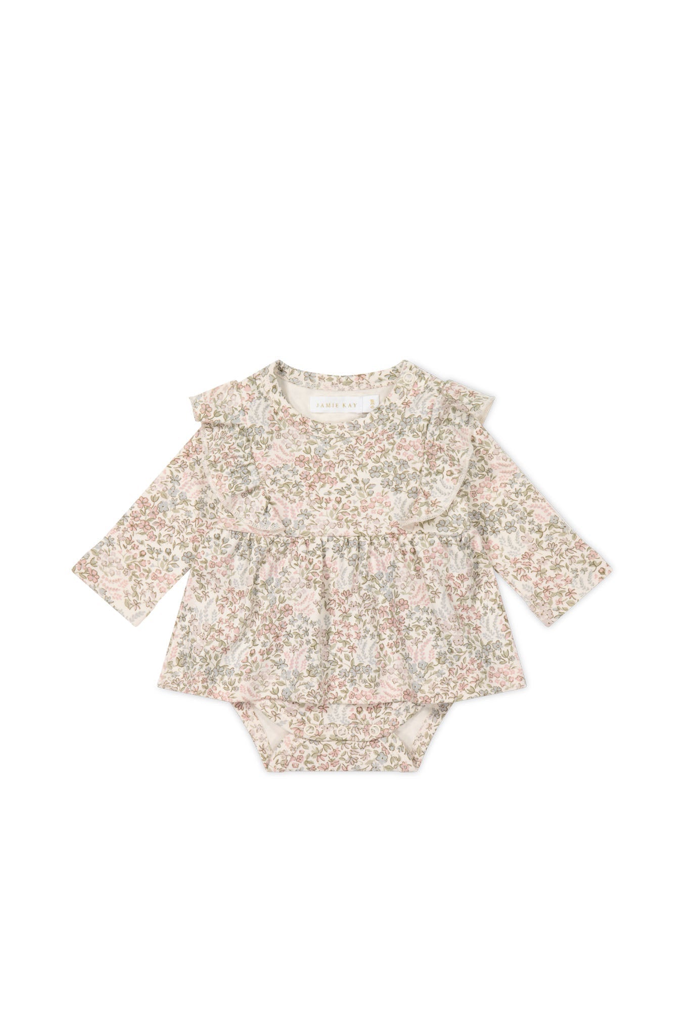 Organic Cotton Vivienne Playsuit || April Glacier