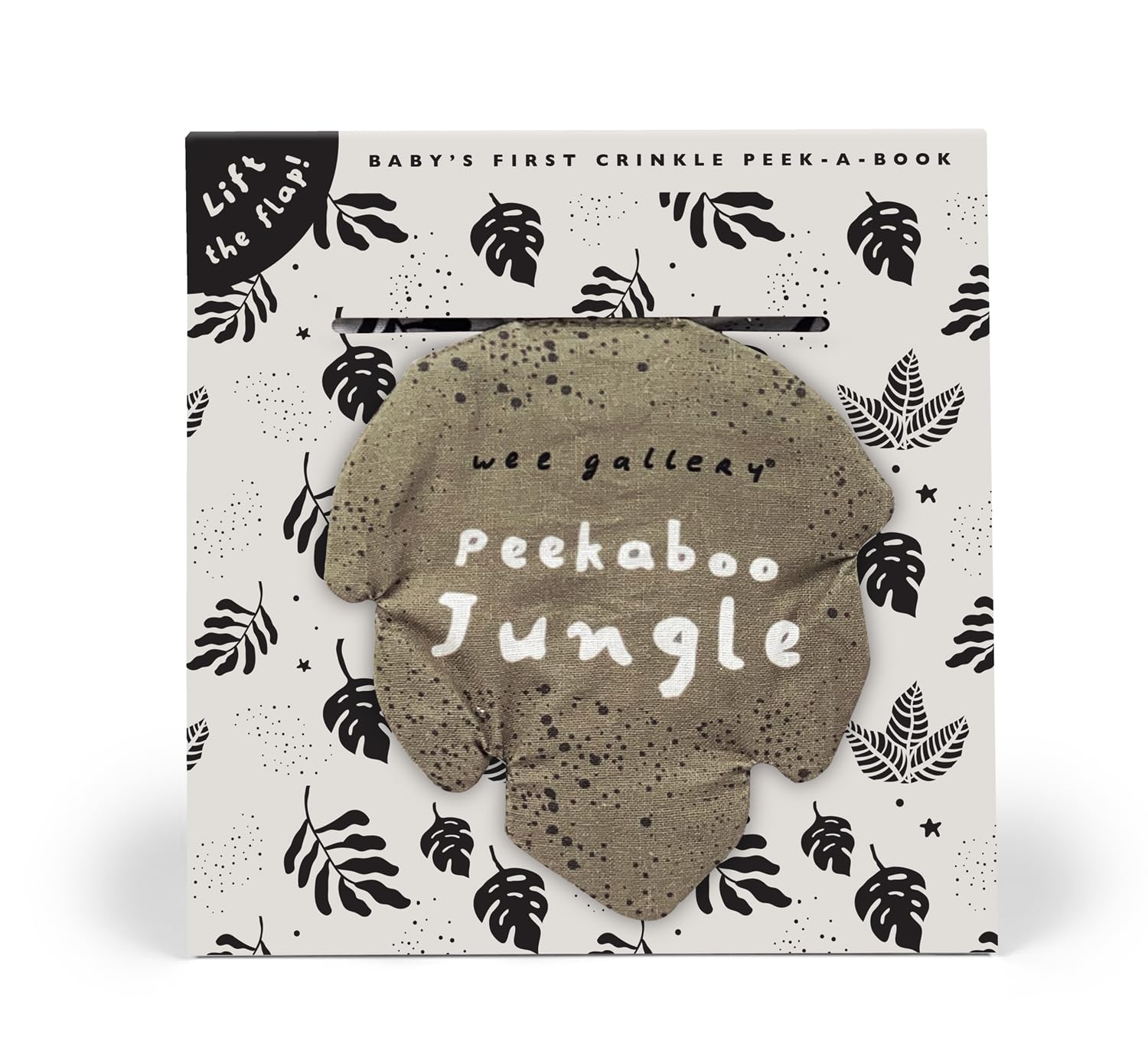 Peekaboo Jungle: Baby's First Crinkle Peek - A - Book - Lift the flap!