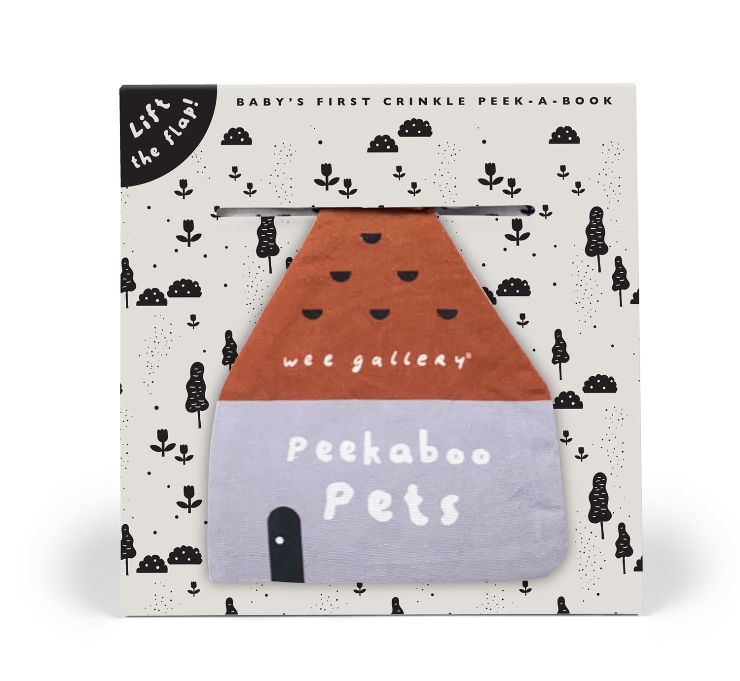 Peekaboo Pets: Baby's First Crinkle Peek - A - Book - Lift the flap!