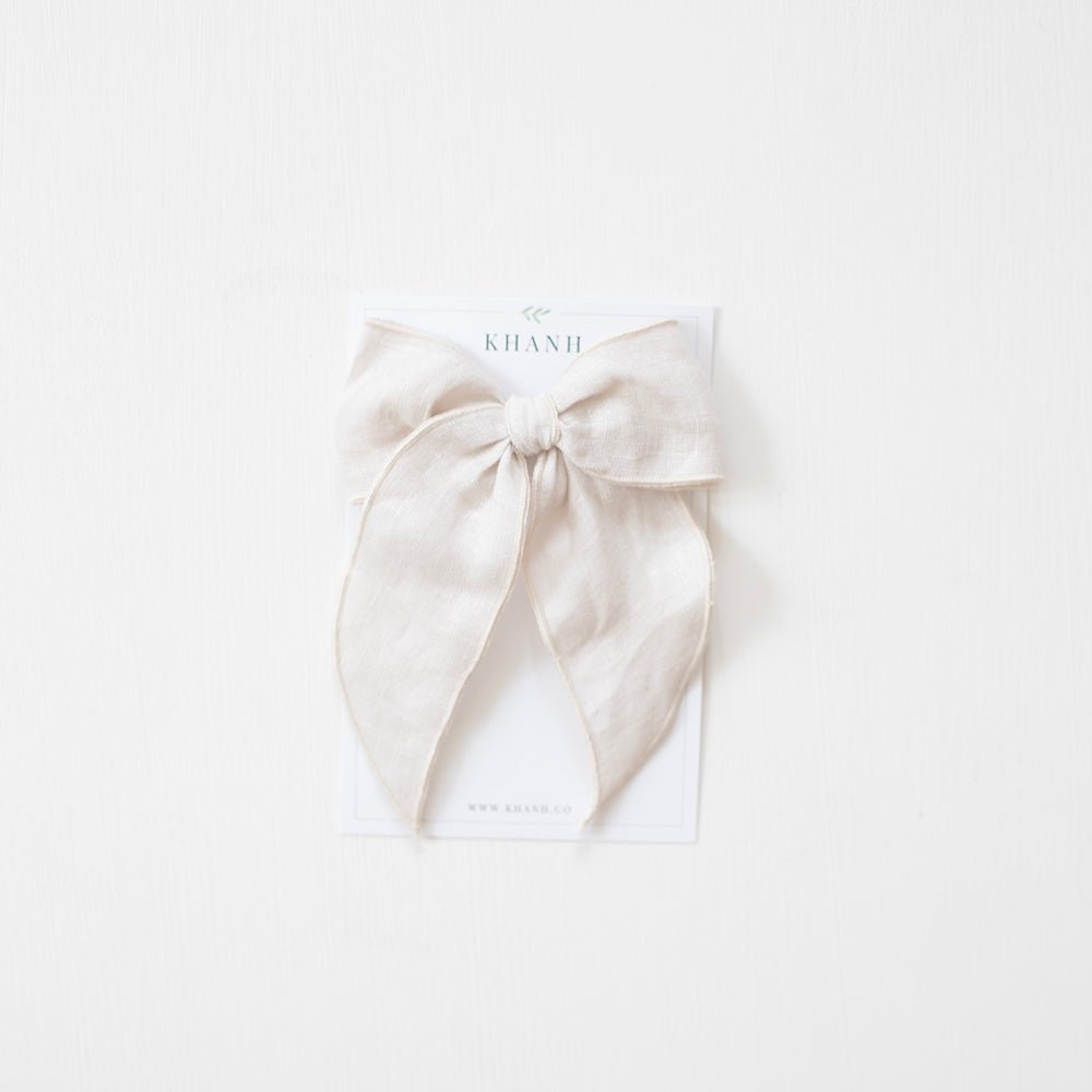Perfectly Pale | Oversized Whimsical Bow