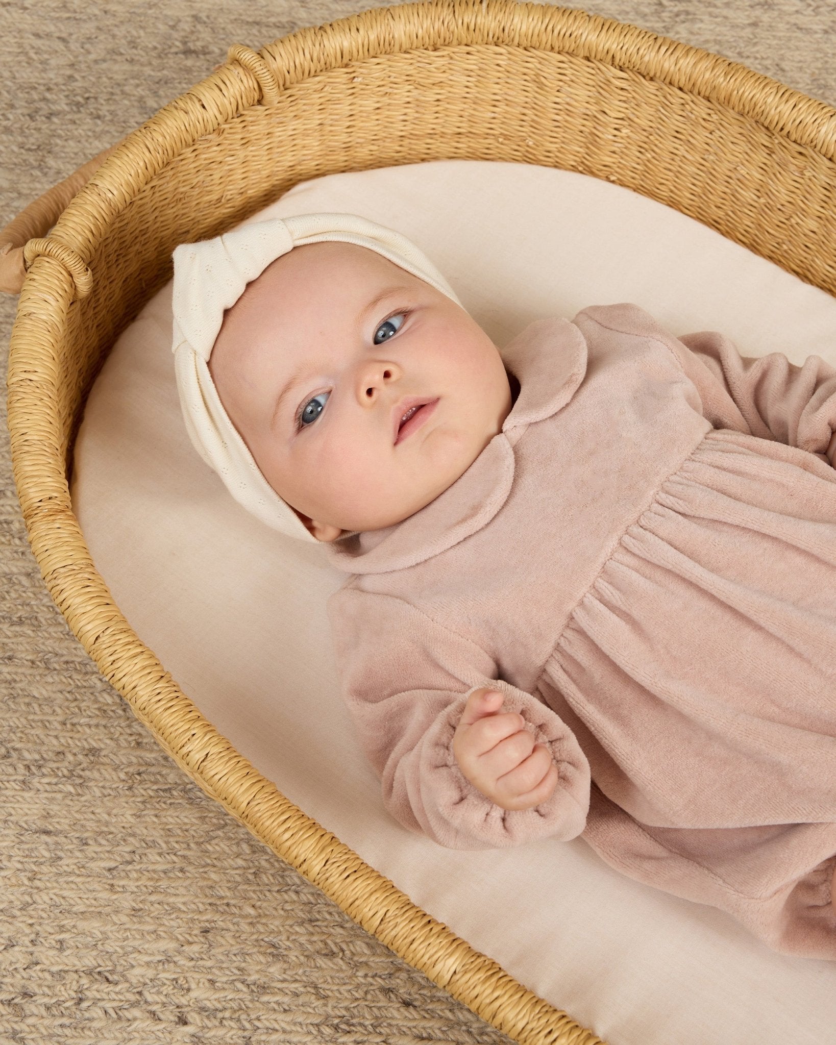 Peter Pan Romper || Blush - LAST 6/12M & 18/24M - Khanh