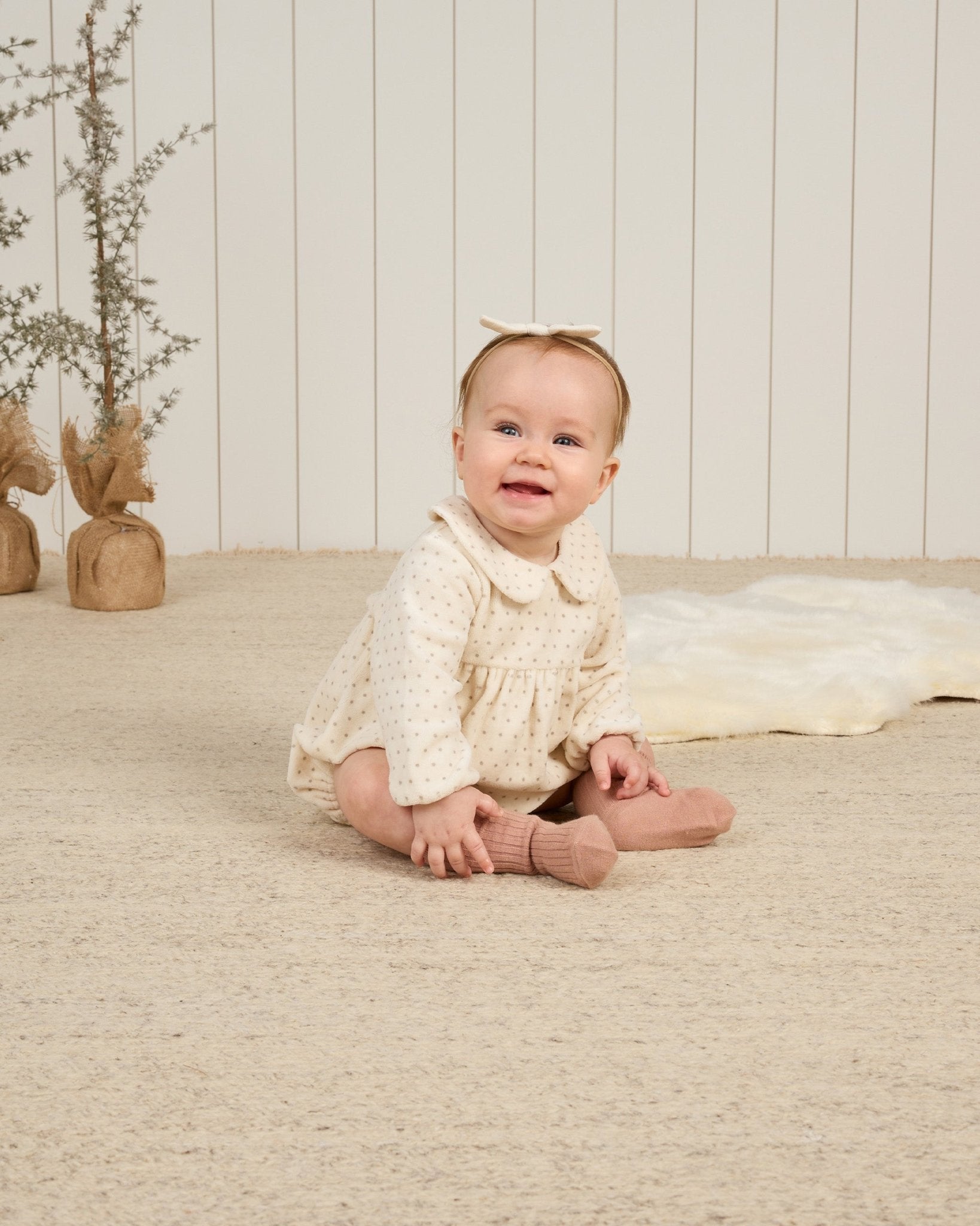 Peter Pan Romper || Polka Dot - Khanh
