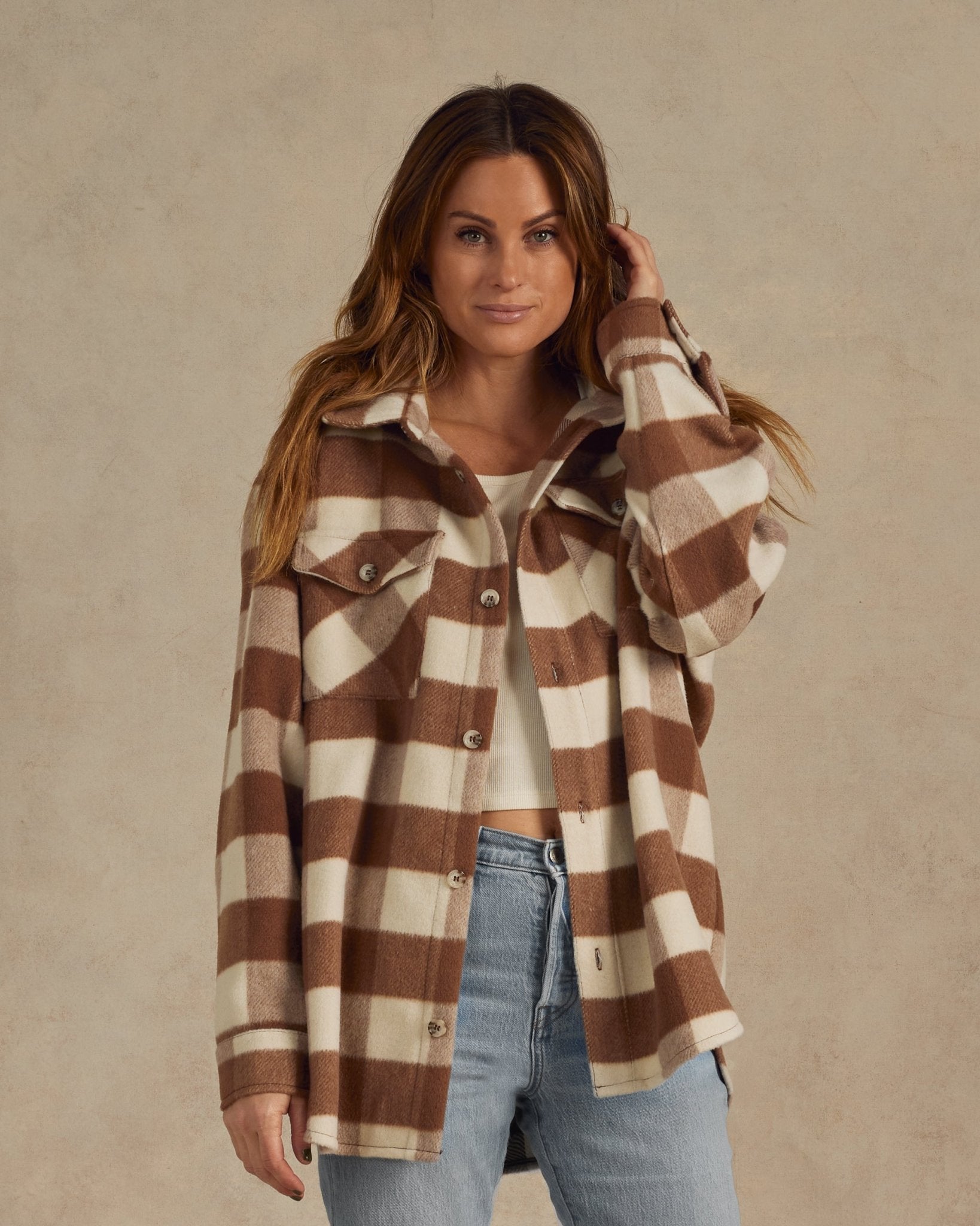 Plaid Shacket || Cedar Check