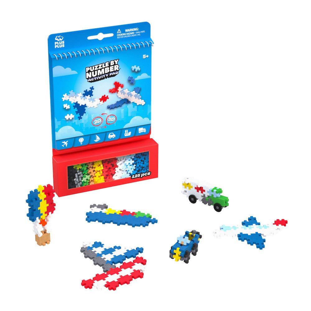 Puzzle By Number® Activity Pad - Transportation