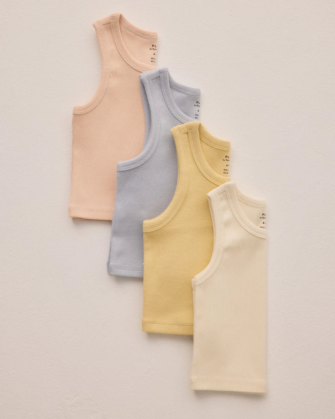 Ribbed Tank Set || Light Blue, Shell