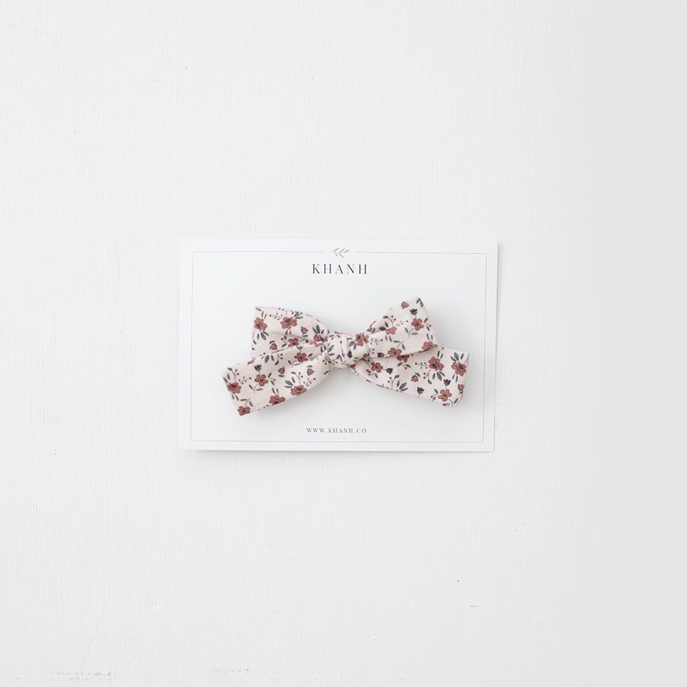 Rosewood | Medium Hand Tied Bow