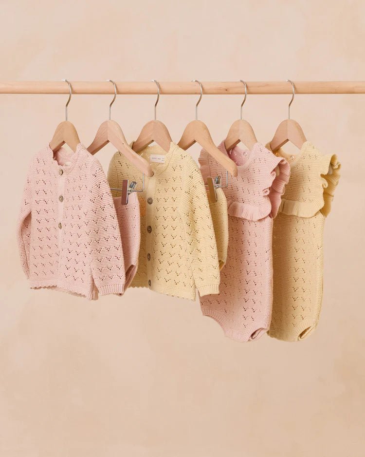 Scalloped Cardigan || Bubblegum