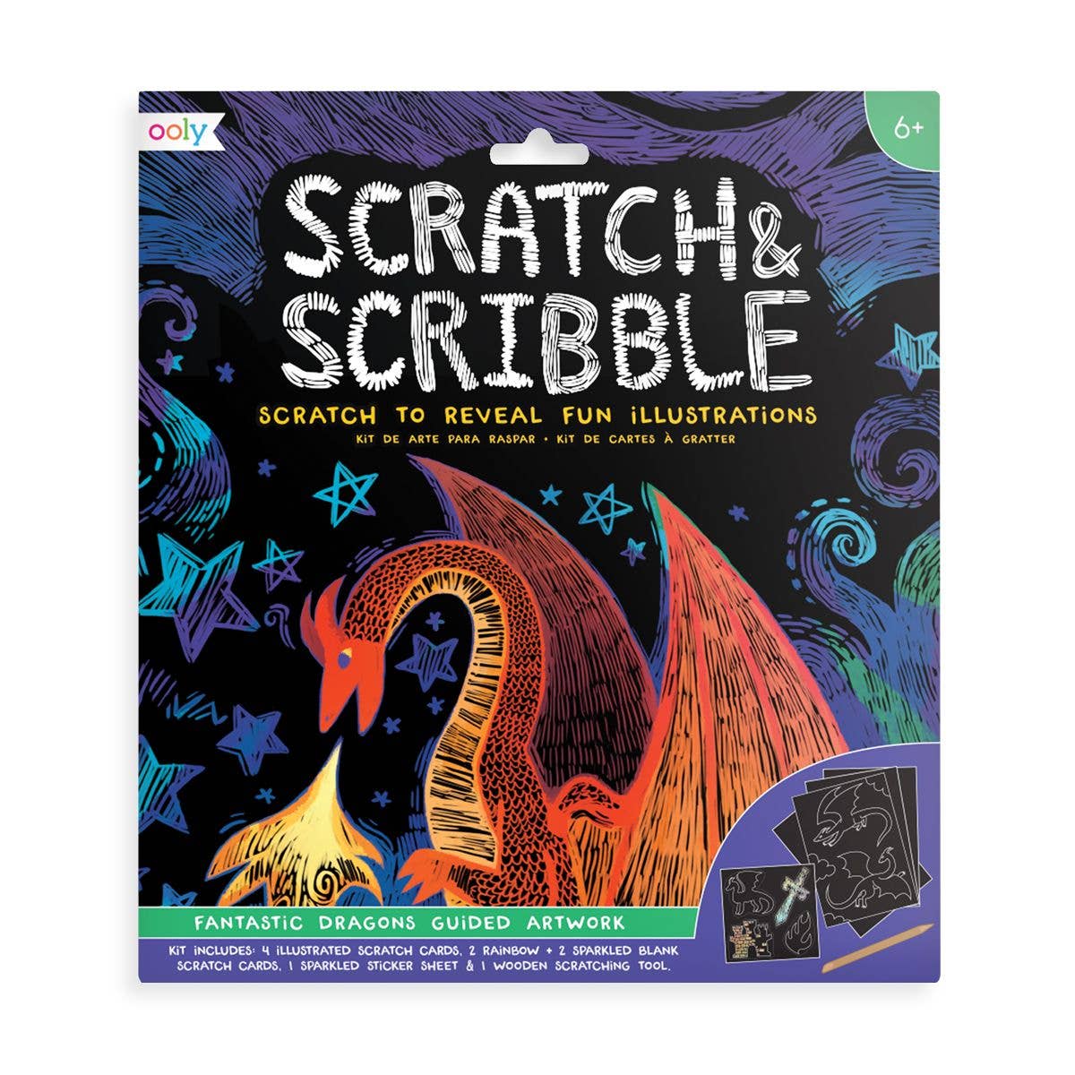 Scratch & Scribble | Fantastic Dragons