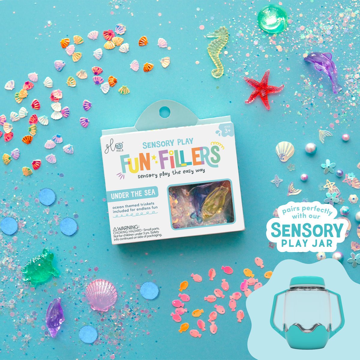 Sensory Jar Fun Fillers Pack - Under the Sea