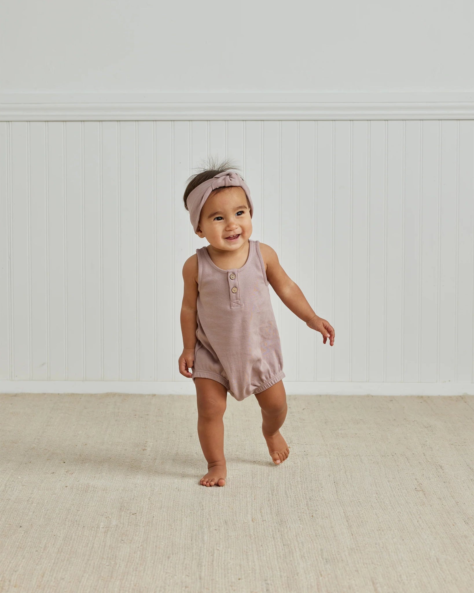 SLEEVELESS BUBBLE ROMPER | LILAC - LAST ONE 2/3Y