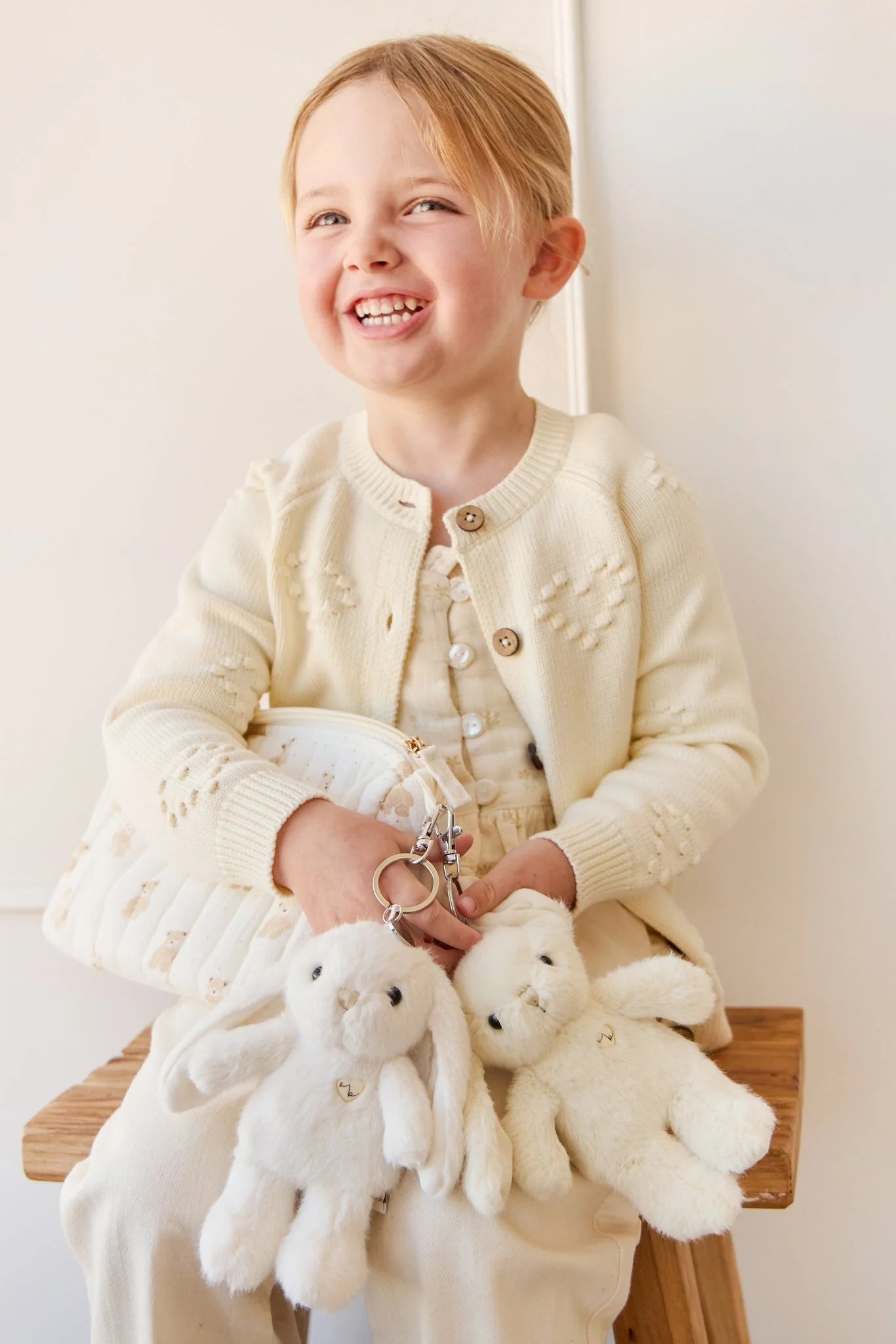 Snuggle Bunnies Penelope Keyring || Sunshine