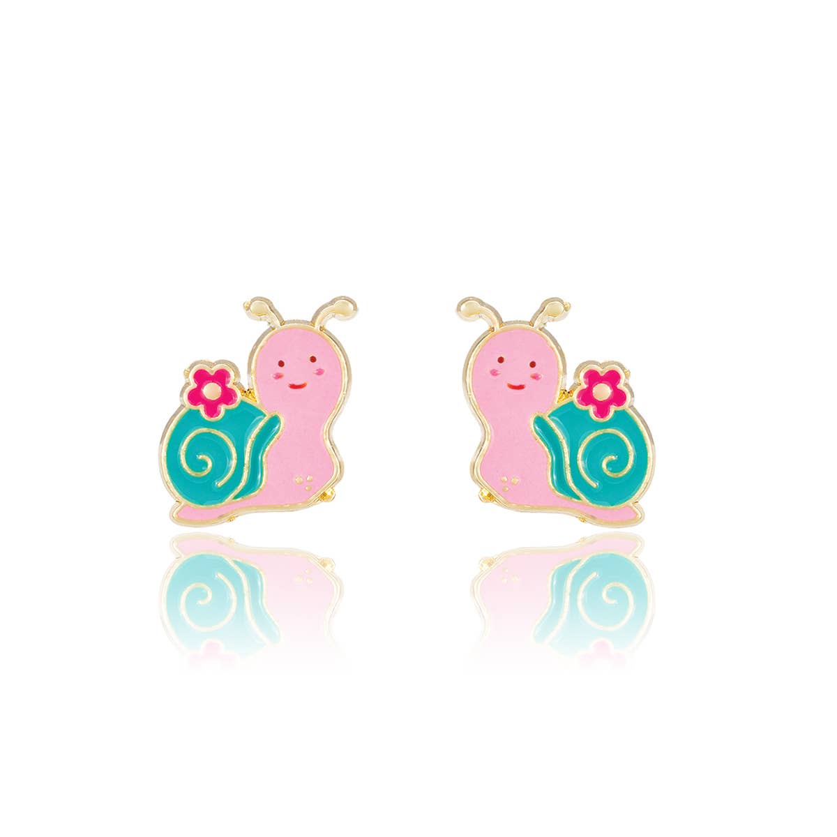 Snuggly Snail Earrings (Studs)