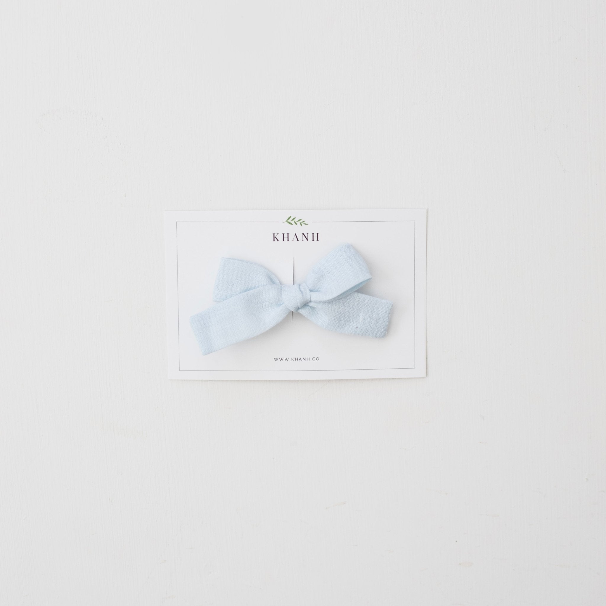 Softest Blue | Medium Hand - Tied Bow