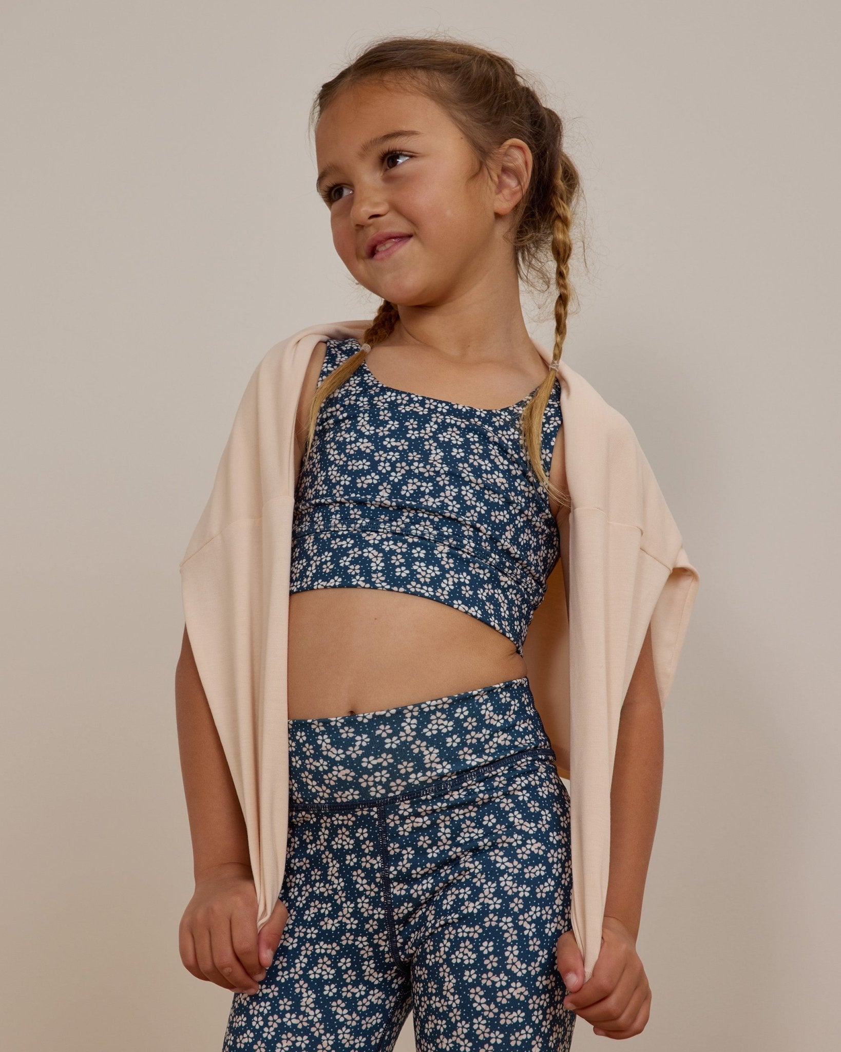 Swift Sports Bra | Blue Floral - Khanh